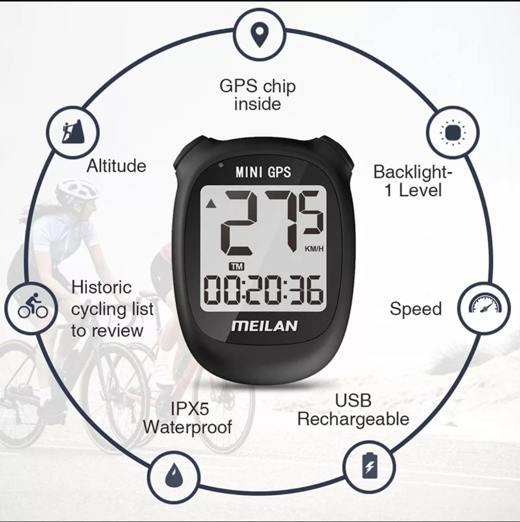 MINI GPS M3 BICYCLE COMPUTER Mumtaz Bike